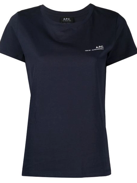 cotton t-shirt A.P.C. Women logo-print 0429